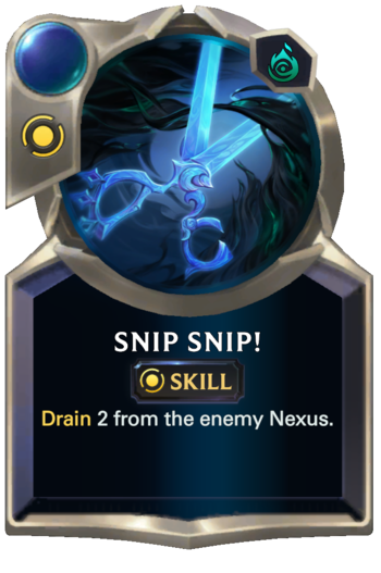 Skill: Snip Snip! Card