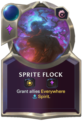 Skill: Sprite Flock Card