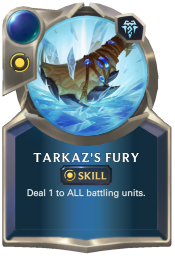 Skill: Tarkaz's Fury Card