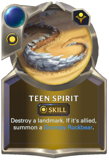 Skill: Teen Spirit Card
