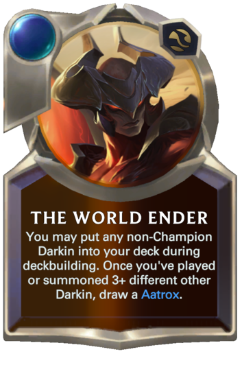 Skill: The World Ender :: Legends of Runeterra Card :: RuneterraFire