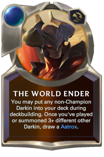 Skill: The World Ender :: Legends of Runeterra Card :: RuneterraFire