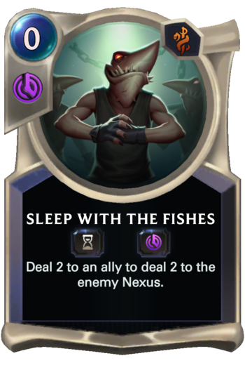 Sleep with the Fishes Card