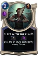 Sleep with the Fishes Card