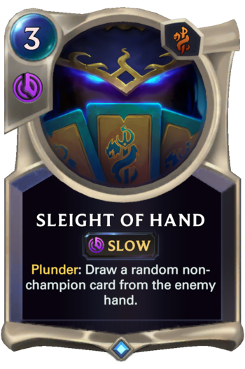 Sleight of Hand Card