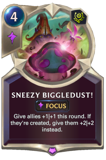 Sneezy Biggledust! Card