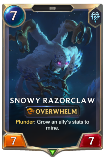 Snowy Razorclaw Card