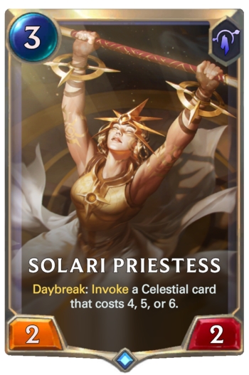 Solari Priestess Card
