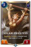 Solari Priestess Card