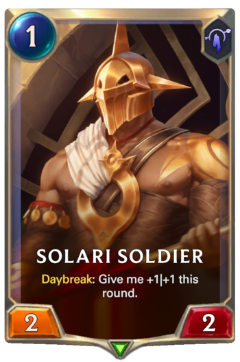 Solari Soldier Card