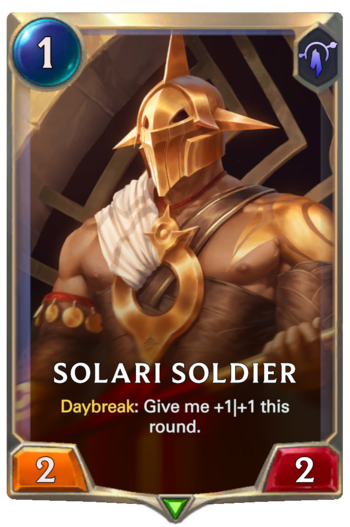 Solari Soldier Card