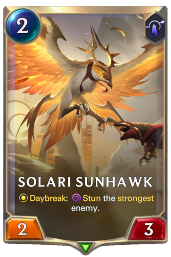 Solari Sunhawk Card