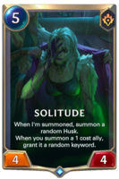 Solitude Card