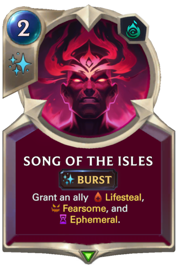 Song of the Isles Card