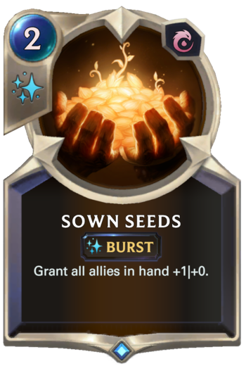 Sown Seeds Card