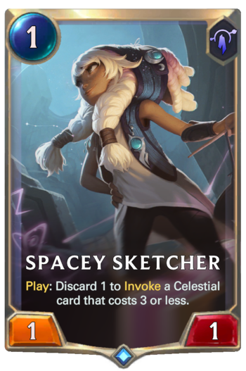 Spacey Sketcher Card