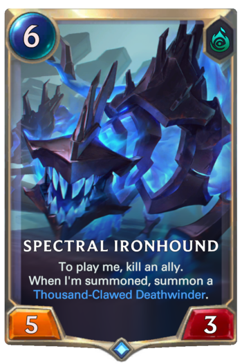 Spectral Ironhound Card