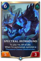 Spectral Ironhound Card