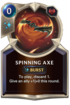 Spinning Axe Card