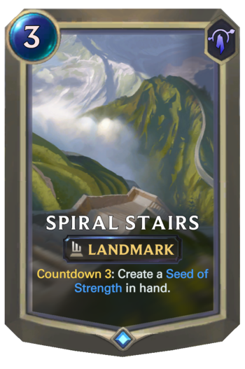 Spiral Stairs Card