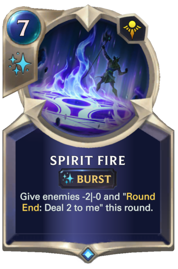 Spirit Fire Card