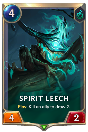 Spirit Leech  Card