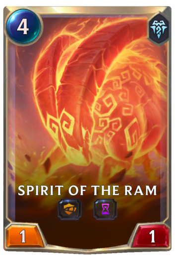 Spirit of the Ram :: Legends of Runeterra Card :: RuneterraFire