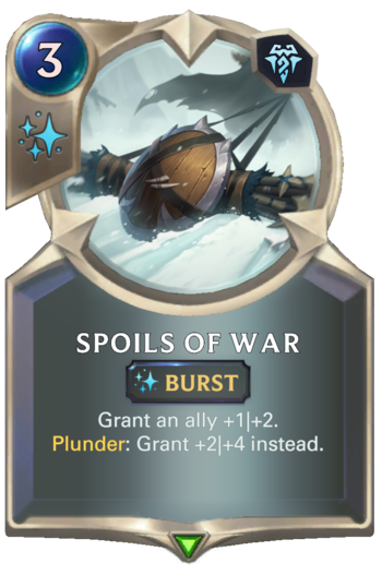 Spoils of War Card