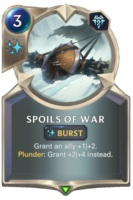 Spoils of War Card