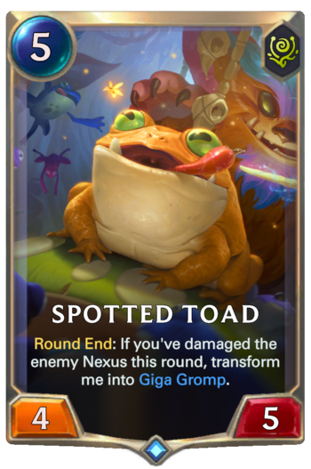 Spotted Toad Card