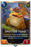 Spotted Toad Card