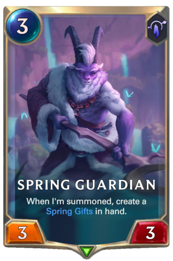 Spring Guardian Card
