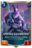 Spring Guardian Card