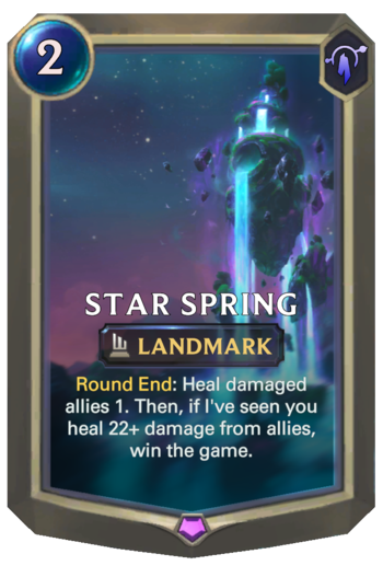 Star Spring Card