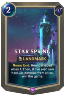 Star Spring Card