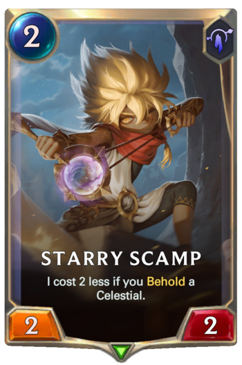 Starry Scamp Card