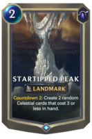 Startipped Peak Card