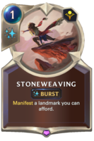 Stoneweaving Card