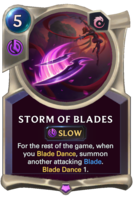 Storm of Blades Card