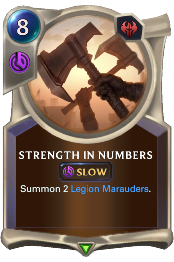 Strength in Numbers Card