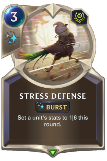 Stress Defense Card
