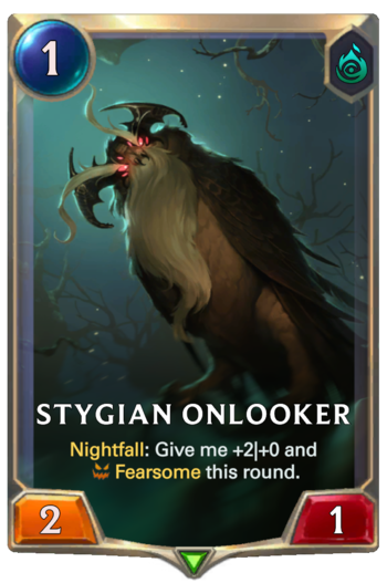 Stygian Onlooker Card