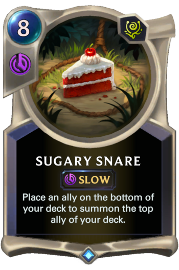 Sugary Snare Card