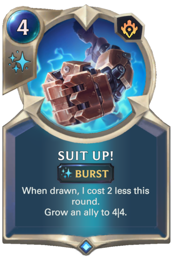 Suit Up! Card