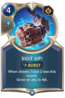 Suit Up! Card