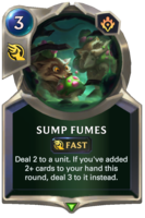 Sump Fumes Card