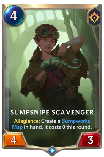 Sumpsnipe Scavenger Card