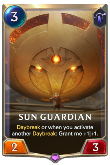 Sun Guardian Card