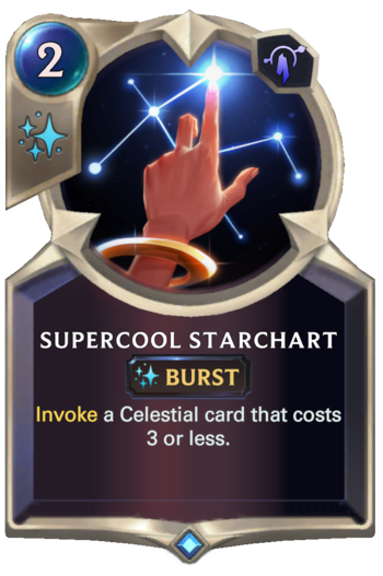 Supercool Starchart Card
