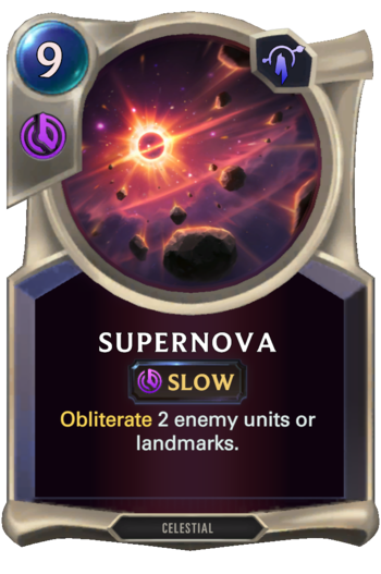 Supernova Card